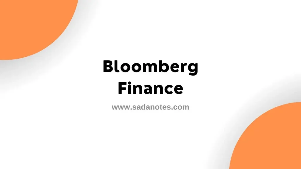 Bloomberg Finance